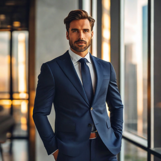 Businessman in tailored suit